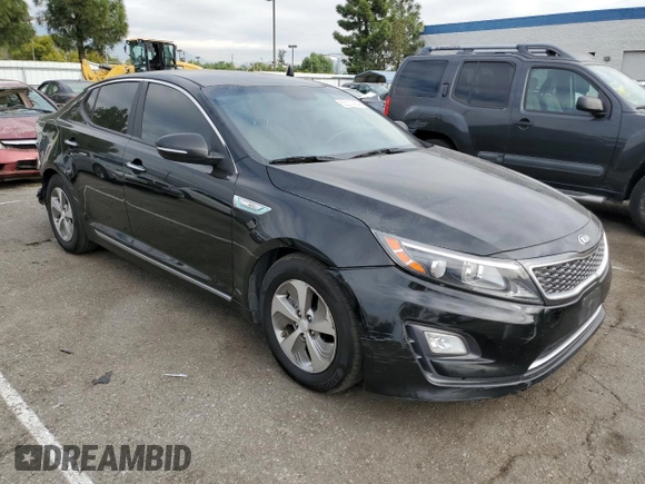 2015 Kia Optima Hybrid with VIN KNAGM4AD4F5085879, listed as a Copart auction lot 82037454 with 99,730 mi miles and Salvage Title. Bid and sale history available at carsss.com. Image 4.