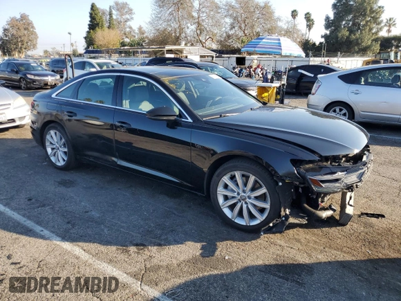 2019 Audi A6 Premium with VIN WAUD8AF29KN129608, listed as a Copart auction lot 42756505 with 26,022 mi miles and Salvage Title. Bid and sale history available at carsss.com. Image 4.