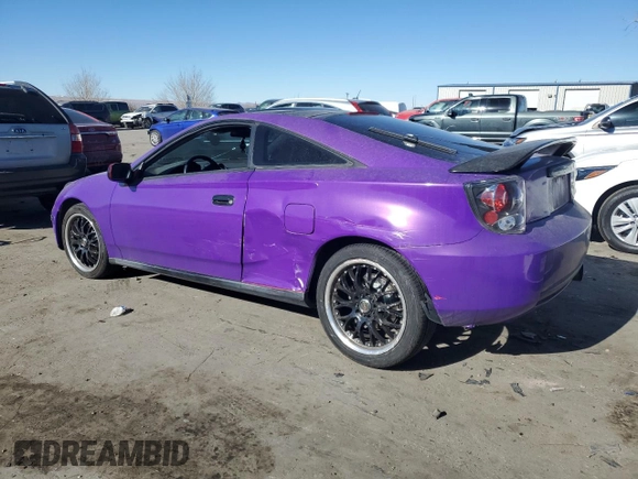 2002 Toyota Celica GTS with VIN JTDDY38T220060052, listed as a Copart auction lot 42167195 with 176,377 mi miles and Salvage Title. Bid and sale history available at carsss.com. Image 2.