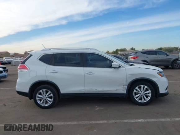 2016 Nissan Rogue SV with VIN KNMAT2MV4GP692858, listed as a IAAI auction lot 41174106 with 85,499 mi miles. Bid and sale history available at carsss.com. Image 13.