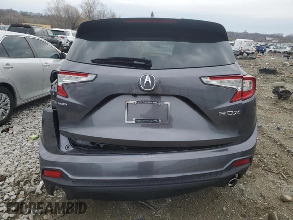 2020 Acura RDX with VIN 5J8TC1H30LL010900, listed as a Copart auction lot 80543154 with 39,572 mi miles and Salvage title. Bid and sale history available at DreamBid. Image 6.