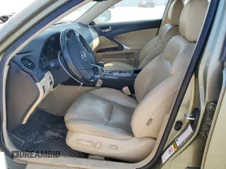 2006 Lexus IS 250 with VIN JTHBK262865012673, listed as a Copart auction lot 64866815 with 169,413 mi miles and Clean title. Bid and sale history available at DreamBid. Image 7.