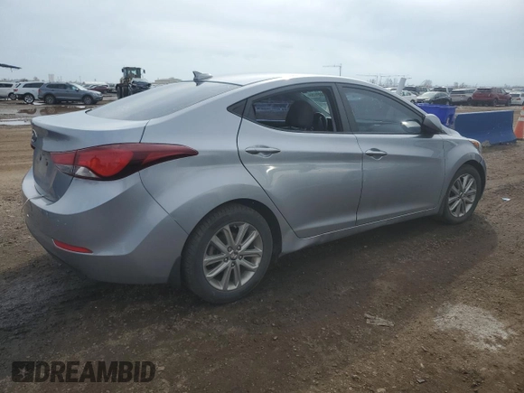 2016 Hyundai Elantra SE with VIN 5NPDH4AE3GH659716, listed as a Copart auction lot 51221755 with 97,233 mi miles and Salvage title. Bid and sale history available at DreamBid. Image 3.