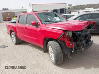 2022 Nissan Frontier SV with VIN 1N6ED1EJ5NN622599, listed as a IAAI auction lot 41804797 with 48,599 mi miles. Bid and sale history available at carsss.com. Image 1.