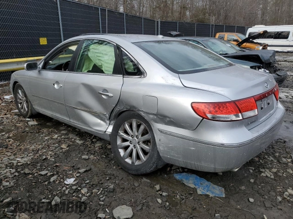 2009 Hyundai Azera Limited with VIN KMHFC46F99A343316, listed as a Copart auction lot 47958075 with 163,668 mi miles and Non Repairable. Bid and sale history available at DreamBid. Image 2.