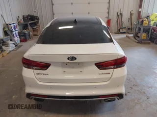 2018 Kia Optima SX with VIN 5XXGW4L27JG237960, listed as a IAAI auction lot 41956461 with 87,085 mi miles and . Bid and sale history available at DreamBid. Image 16.