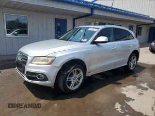 2013 Audi Q5 Premium Plus with VIN WA1DGAFPXDA054231, listed as a Copart auction lot 64730575 with 128,807 mi miles and Salvage title. Bid and sale history available at DreamBid. Image 1.