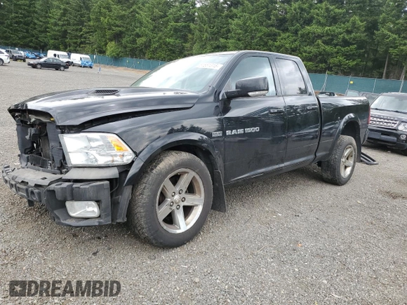 2012 Ram 1500 Sport z VIN 1C6RD7HT4CS343929, wystawiony jako Copart lot #61651315 z przebiegiem 266 261 mil mil oraz Szkoda całkowita • Salvage title. Historia ofert i sprzedaży dostępna na DreamBid. Obrazek 1.