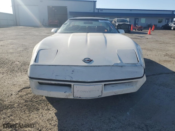 1985 Chevrolet Corvette with VIN 1G1YY0787F5127615, listed as a Copart auction lot 74556024 with 77,860 mi miles and Non Repairable. Bid and sale history available at carsss.com. Image 5.