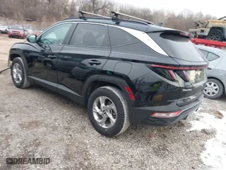 2022 Hyundai Tucson SEL with VIN 5NMJBCAEXNH141045, listed as a IAAI auction lot 41433930 with 46,863 mi miles. Bid and sale history available at carsss.com. Image 3.