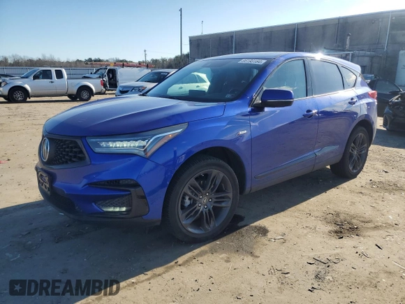 2021 Acura RDX w/A-Spec Package с VIN 5J8TC1H60ML000783, выставлен на аукционе Copart как лот 86193164 с пробегом 35 693 миль миль и Списание • Salvage title. История ставок и продаж доступна на DreamBid. Изображение 1.