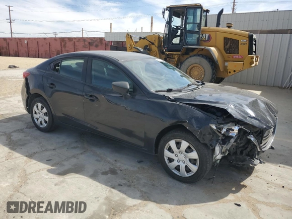2015 Mazda 3 i Sport with VIN 3MZBM1U77FM185905, listed as a Copart auction lot 53151125 with 163,193 mi miles and Salvage Title. Bid and sale history available at carsss.com. Image 4.