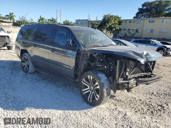 2019 GMC Yukon XL SLT with VIN 1GKS1GKCXKR325814, listed as a Copart auction lot 82221454 with 65,803 mi miles and Salvage Title. Bid and sale history available at carsss.com. Image 4.