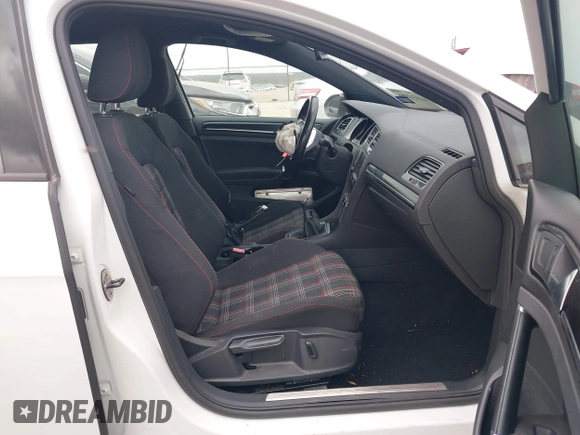 2017 Volkswagen Golf GTI S with VIN 3VW547AU4HM023548, listed as a IAAI auction lot 41534886 with 50,358 mi miles. Bid and sale history available at carsss.com. Image 5.