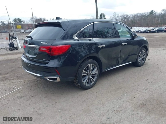 2017 Acura MDX w/Technology Pkg with VIN 5FRYD4H56HB000322, listed as a IAAI auction lot 41732941 with 1 mi miles. Bid and sale history available at carsss.com. Image 4.