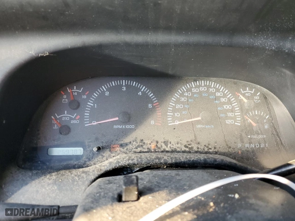1998 Dodge Ram 1500 with VIN 1B7HC16Y1WS757046, listed as a Copart auction lot 77762964 with 259,787 mi miles and Salvage Title. Bid and sale history available at carsss.com. Image 9.