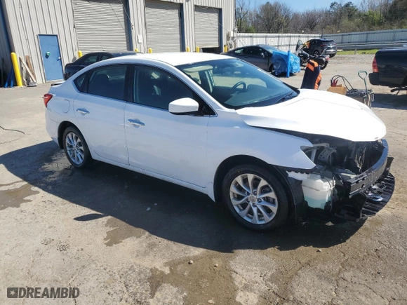 2019 Nissan Sentra S with VIN 3N1AB7AP7KY390710, listed as a Copart auction lot 49872015 with 118,281 mi miles and Salvage Title. Bid and sale history available at carsss.com. Image 4.