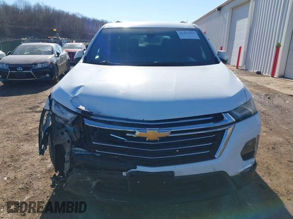 2023 Chevrolet Traverse LT Cloth with VIN 1GNERGKW7PJ130407, listed as a IAAI auction lot 41453103 with 62,946 mi miles. Bid and sale history available at carsss.com. Image 12.