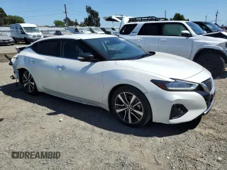 2021 Nissan Maxima SV with VIN 1N4AA6CV9MC515214, listed as a Copart auction lot 56534195 with 52,974 mi miles and Salvage title. Bid and sale history available at DreamBid. Image 4.