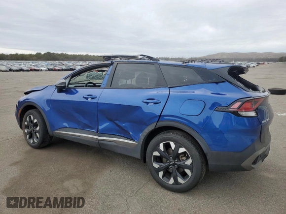 2023 Kia Sportage X-Line with VIN 5XYK6CAF4PG004732, listed as a Copart auction lot 47079635 with 31,841 mi miles and Salvage Title. Bid and sale history available at DreamBid. Image 2.