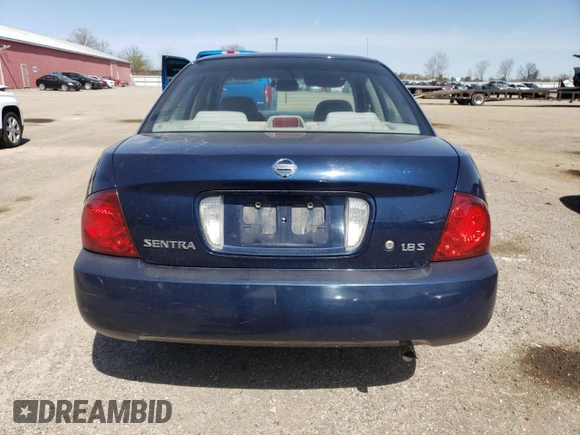 2005 Nissan Sentra 1.8 with VIN 3N1CB51DX5L456347, listed as a Copart auction lot 54887195 with 136,679 mi miles and Salvage Title. Bid and sale history available at DreamBid. Image 6.
