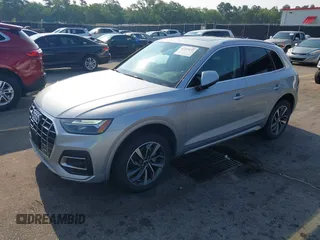 2021 Audi Q5 Premium with VIN WA1AAAFY4M2004691, listed as a IAAI auction lot 42393635 with 17,802 mi miles and . Bid and sale history available at DreamBid. Image 17.