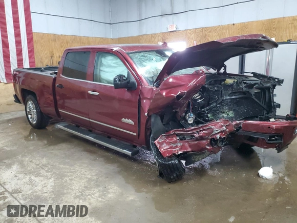 2015 Chevrolet Silverado 1500 High Country with VIN 3GCUKTEC3FG347231, listed as a Copart auction lot 46298605 with Not Provided miles and Salvage Title. Bid and sale history available at DreamBid. Image 4.