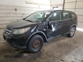 2012 Honda CR-V LX with VIN 5J6RM4H33CL076651, listed as a Copart auction lot 53386135 with 252,145 mi miles and Salvage title. Bid and sale history available at DreamBid. Image 1.