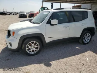 2020 Jeep Renegade Latitude with VIN ZACNJABB1LPL42432, listed as a Copart auction lot 49155655 with NaN miles and Salvage Title. Bid and sale history available at carsss.com. Image 1.