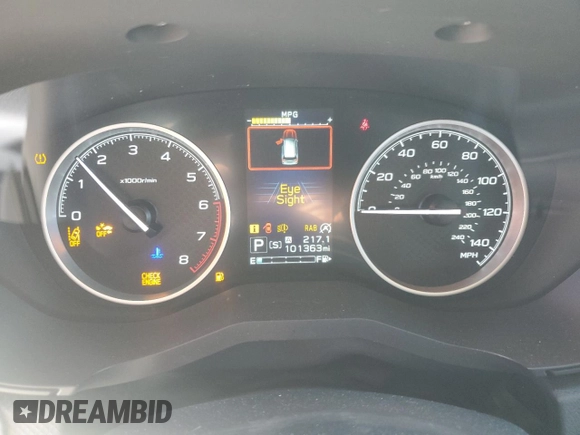 2019 Subaru Forester Limited with VIN JF2SKAUC6KH460816, listed as a Copart auction lot 49325805 with 101,363 mi miles and Salvage Title. Bid and sale history available at carsss.com. Image 9.