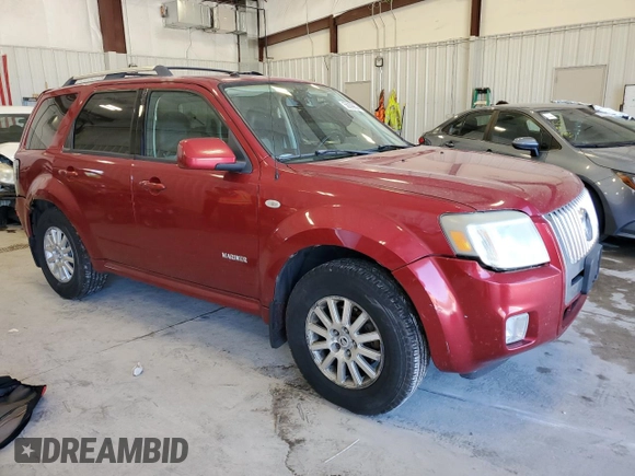 2008 Mercury Mariner Premier z VIN 4M2CU97138KJ00026, wystawiony jako Copart lot #79834224 z przebiegiem 185 163 mil mil oraz Nie do naprawy. Historia ofert i sprzedaży dostępna na DreamBid. Obrazek 4.