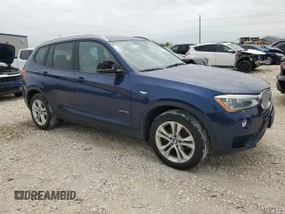 2017 BMW X3 xDrive35i with VIN 5UXWX7C57H0S20011, listed as a Copart auction lot 50732285 with 36,894 mi miles and Clean Title. Bid and sale history available at DreamBid. Image 4.