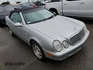1999 Mercedes-Benz CLK 320/430 with VIN WDBLK65GXXT023566, listed as a Copart auction lot 73857834 with Not Provided miles and Salvage Title. Bid and sale history available at DreamBid. Image 4.