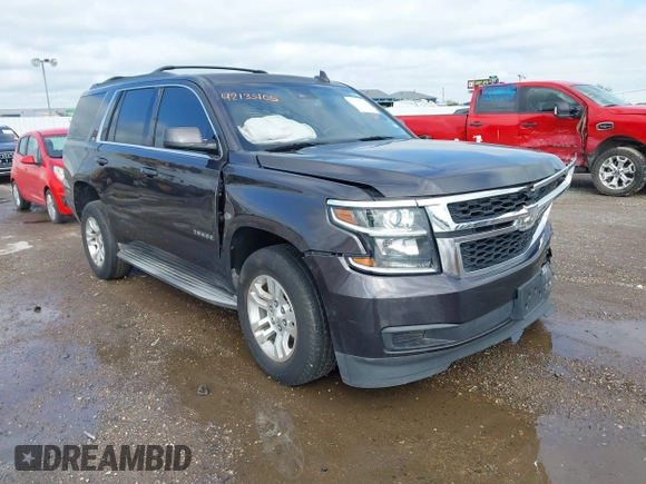 2015 Chevrolet Tahoe LT with VIN 1GNSCBKC2FR632173, listed as a IAAI auction lot 42135105 with 150,033 mi miles and . Bid and sale history available at DreamBid. Image 1.