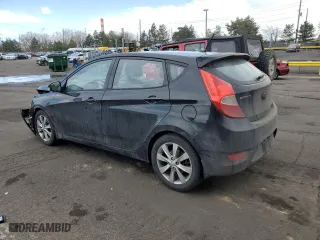 2014 Hyundai Accent SE with VIN KMHCU5AEXEU165364, listed as a Copart auction lot 46703125 with 73,312 mi miles and Salvage Title. Bid and sale history available at carsss.com. Image 2.