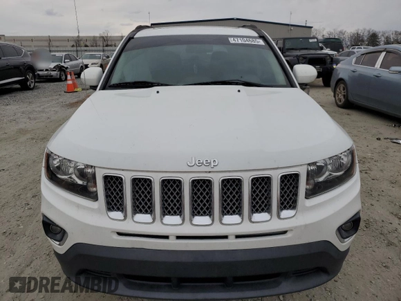 2016 Jeep Compass High Altitude z VIN 1C4NJDEB0GD764518, wystawiony jako Copart lot #47104685 z przebiegiem 116 599 mil mil oraz Szkoda całkowita • Salvage title. Historia ofert i sprzedaży dostępna na DreamBid. Obrazek 5.