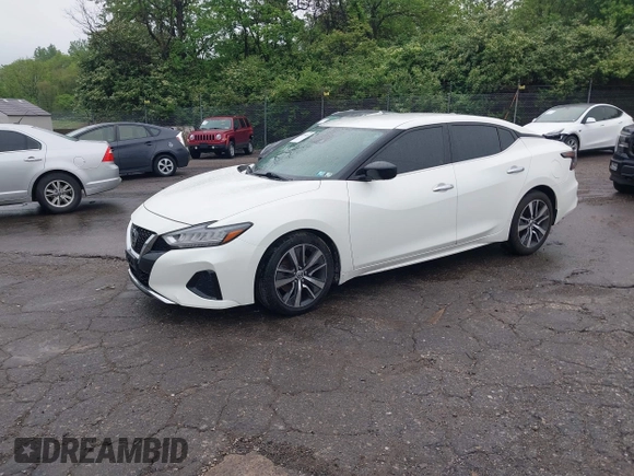 2020 Nissan Maxima S with VIN 1N4AA6BV4LC364136, listed as a IAAI auction lot 42195018 with 38,941 mi miles and . Bid and sale history available at DreamBid. Image 2.