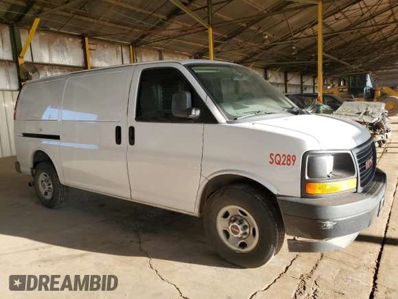 2017 GMC Savana Cargo z VIN 1GTW7AFF3H1297844, wystawiony jako Copart lot #56349845 z przebiegiem 241 498 mil mil oraz Tytuł czysty. Historia ofert i sprzedaży dostępna na DreamBid. Obrazek 4.
