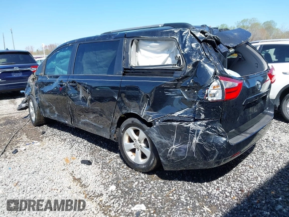 2017 Toyota Sienna LE Auto Access Seat with VIN 5TDKZ3DC6HS830933, listed as a IAAI auction lot 41973417 with 88,449 mi miles and . Bid and sale history available at DreamBid. Image 3.