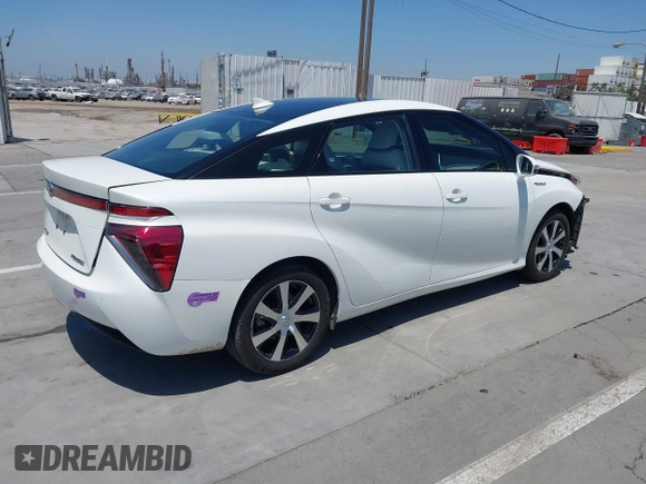 2019 Toyota Mirai with VIN JTDBVRBD2KA007074, listed as a IAAI auction lot 42277564 with 62,748 mi miles and . Bid and sale history available at DreamBid. Image 4.