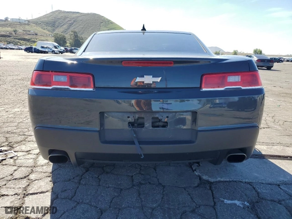 2014 Chevrolet Camaro LS with VIN 2G1FA1E39E9192377, listed as a Copart auction lot 47696065 with 112,549 mi miles and Salvage Title. Bid and sale history available at carsss.com. Image 6.