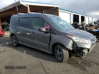 2016 Ford Transit Connect XLT with VIN NM0GE9F73G1284833, listed as a Copart auction lot 54872305 with 168,256 mi miles and Salvage title. Bid and sale history available at DreamBid. Image 4.