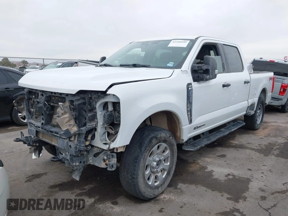 2024 Ford Super Duty F-250 SRW XL with VIN 1FT7W2BT8REC67547, listed as a IAAI auction lot 41260449 with 25,964 mi miles. Bid and sale history available at carsss.com. Image 2.