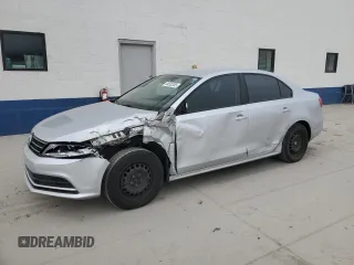 2015 Volkswagen Jetta S with VIN 3VW1K7AJ6FM311790, listed as a Copart auction lot 44532355 with 74,803 mi miles and Salvage title. Bid and sale history available at DreamBid. Image 1.
