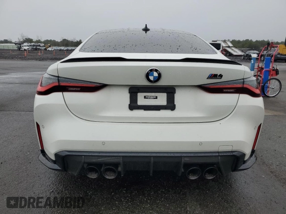 2022 BMW M4 Competition xDrive with VIN WBS43AZ02NCH79811, listed as a Copart auction lot 50540674 with 35,193 mi miles. Bid and sale history available at carsss.com. Image 6.