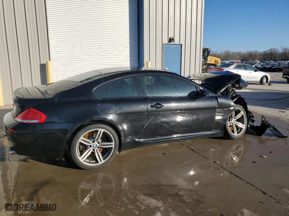 2008 BMW 6 Series M6 with VIN WBSEH93528CY24837, listed as a Copart auction lot 49299955 with 0 mi miles and Salvage Title. Bid and sale history available at carsss.com. Image 3.