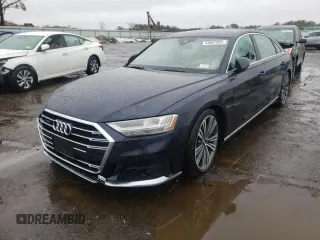 2020 Audi A8 L with VIN WAU8EAF84LN005004, listed as a Copart auction lot 59450793 with 0 mi miles. Bid and sale history available at carsss.com. Image 2.