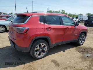 2021 Jeep Compass Limited z VIN 3C4NJDCB4MT519570, wystawiony jako Copart lot #59193815 z przebiegiem 109 799 mil mil oraz Czysty tytuł • Clean title. Historia ofert i sprzedaży dostępna na DreamBid. Obrazek 3.