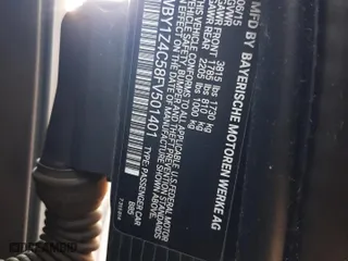 2015 BMW i3 with VIN WBY1Z4C58FV501401, listed as a Copart auction lot 39171583 with 41,220 mi miles. Bid and sale history available at carsss.com. Image 13.