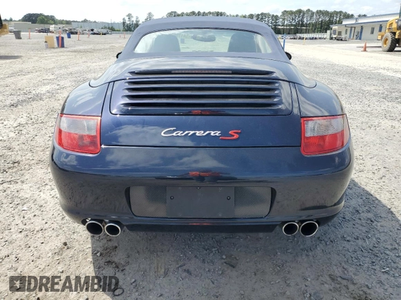2006 Porsche 911 Carrera S with VIN WP0CB29976S766471, listed as a Copart auction lot 54179625 with 81,061 mi miles and Clean Title. Bid and sale history available at carsss.com. Image 6.